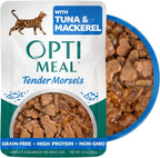 Optimeal Wet Cat Food Variety Pack - Surf & Turf Selection, Grain Free Tender Morsels, High Protein Premium Nutrition Made with Natural European Ingredients, Adult Cat Pouches 3oz (Pack of 12) - Image 9