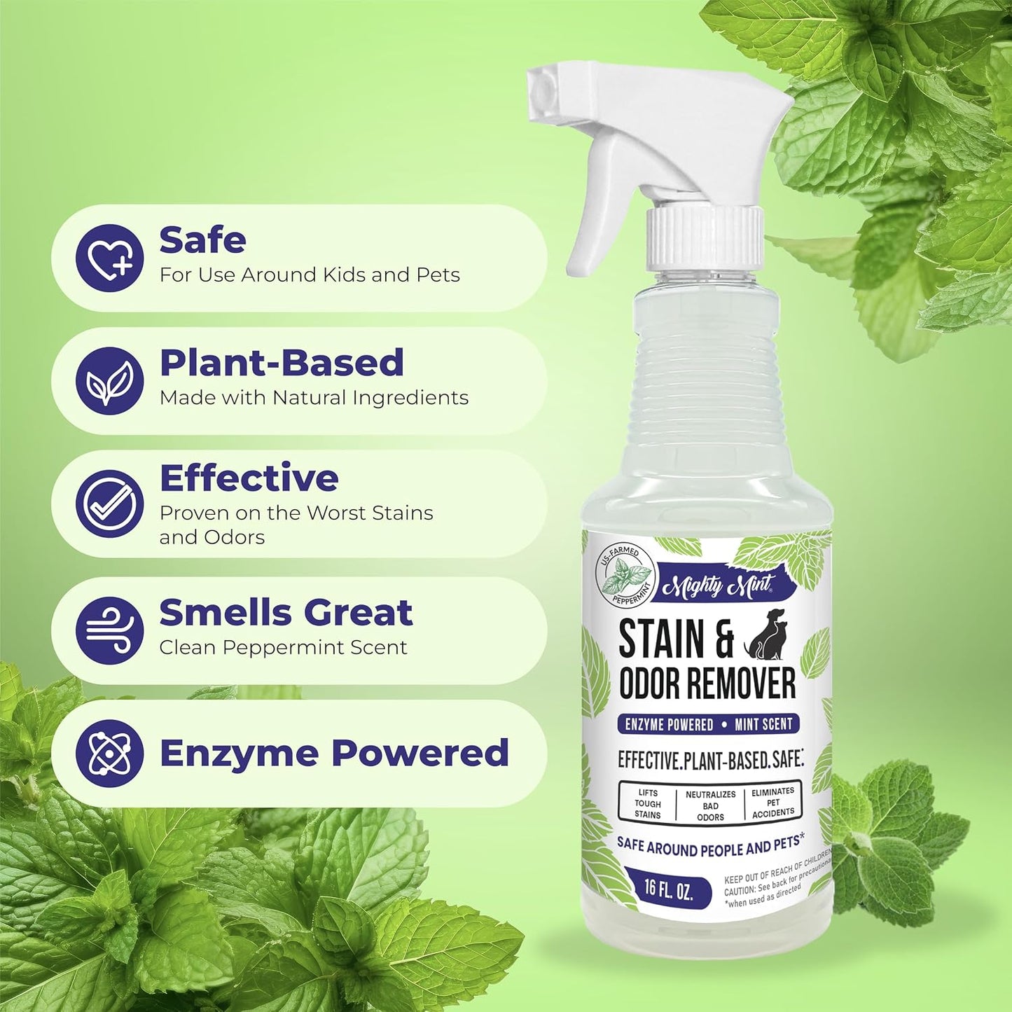 Mighty Mint natural peppermint scent cleaner