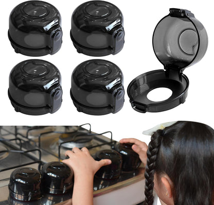 Generic 5 pack stove knob safety covers front view