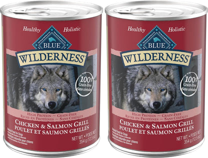 Blue Buffalo Wilderness Beef & Chicken Grill Adult Wet Dog Food, High-Protein & Grain-Free, 32g Protein, Natural, Enhanced with Vitamins, Minerals & Other Nutrients, 12.5-oz. Each (12 Cans) - Image 11
