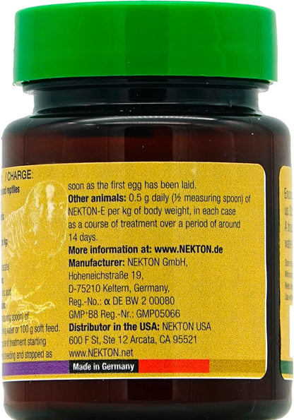 Nekton E breeding bird supplement powder jar angled display