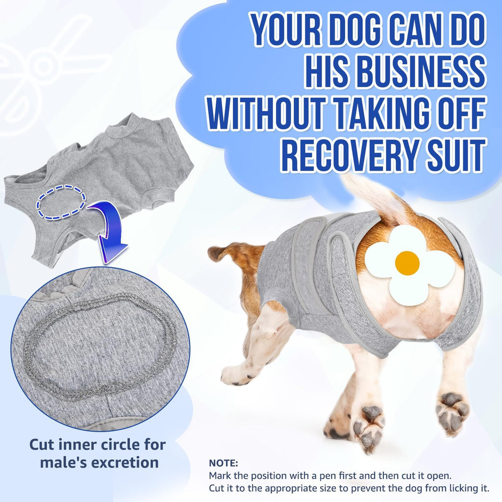 SlowTon medical cone alternative for dogs abdominal wound protection layout