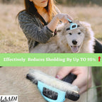 LAADI grooming tool effectively brushing long and short pet hair