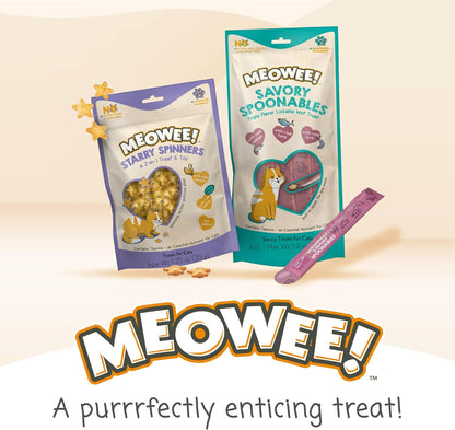 MEOWEE! Savory Spoonables Variety Pack, 12 Count Tube, Triple Flavor Squeezable Lickable Wet Treats for Cats with Built-in Spoon for Less Mess - Image 11