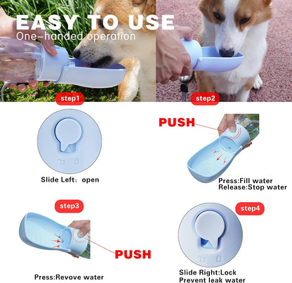 Avelora 10 ounce pet travel water cup recycling mechanism