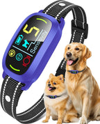 Smart AI Bark Collar for Large Medium Small Dogs, Anti Barking Device with 5 Training Modes, Exclusive Forced Bark-Stopping, Rechargeable IP67 Waterproof Bark Collar with 5 Sensitivity (Black) - Image 10