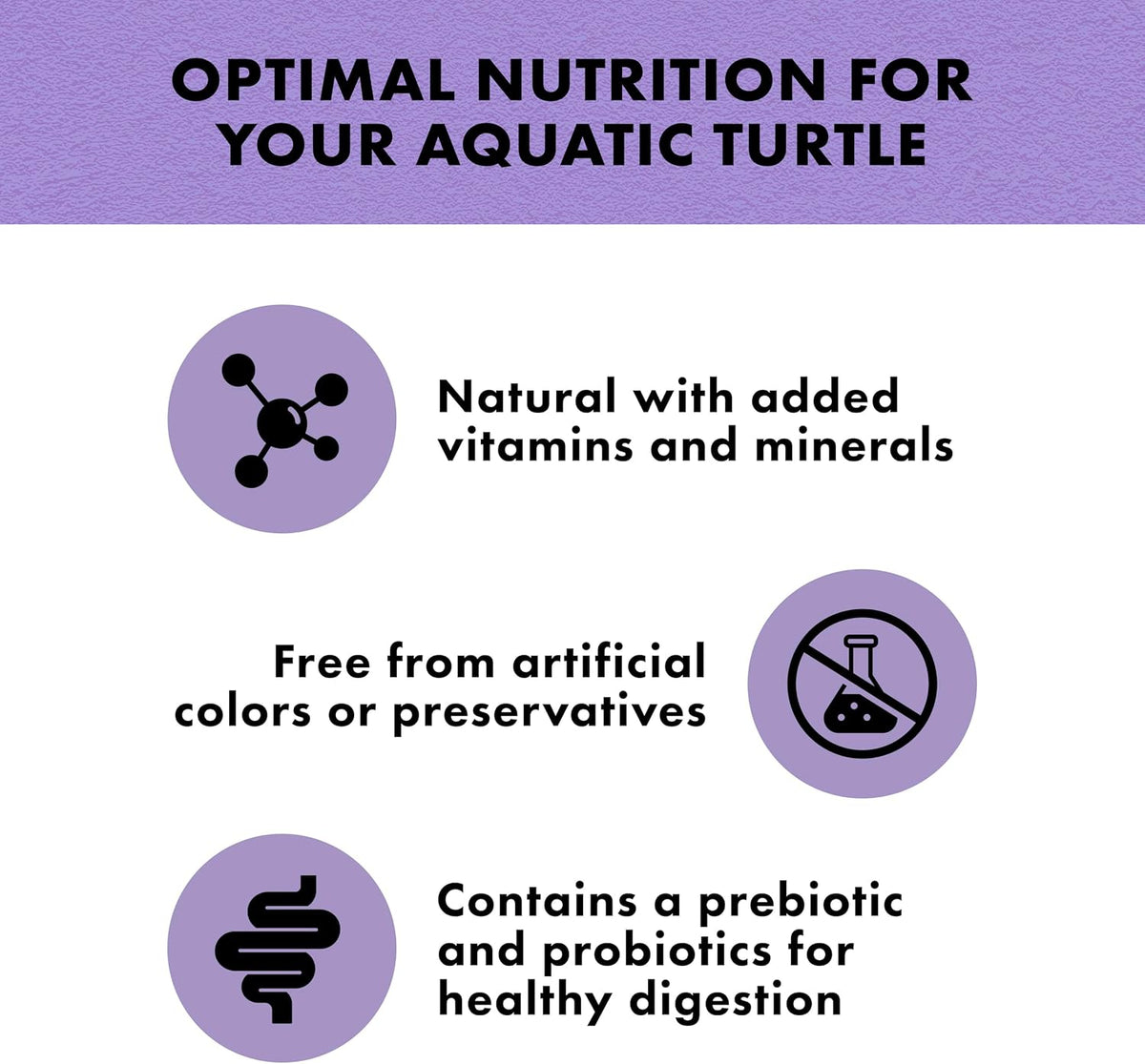 Zilla aquatic turtle food pellets close up view