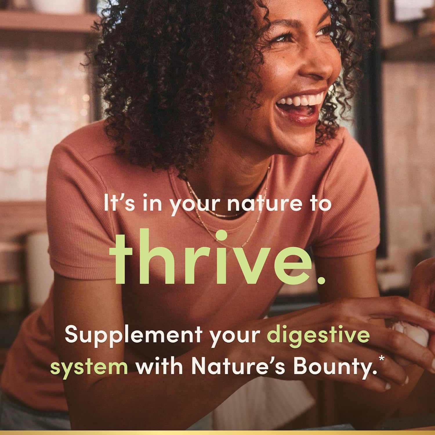 Authentic imported USA skincare and wellness products including Nature's Bounty Lactobacillus Acidophilus tablets.