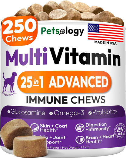 Probiotics for Dogs - 250 Dog Probiotics Chews - Digestive Enzymes & Prebiotics - Support Gut Health, Diarrhea, Gas & Constipation Relief - Itchy Skin, Allergies, Yeast Balance - Advanced Supplement - Image 11