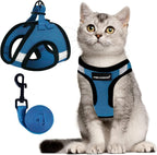 FAYOGOO Escape Proof Cat Harness and Leash Set for Walking, Secure-Fit Step-in Cat Vest Harness, Soft & Lightweight for Kittens and Large Cats - Image 15