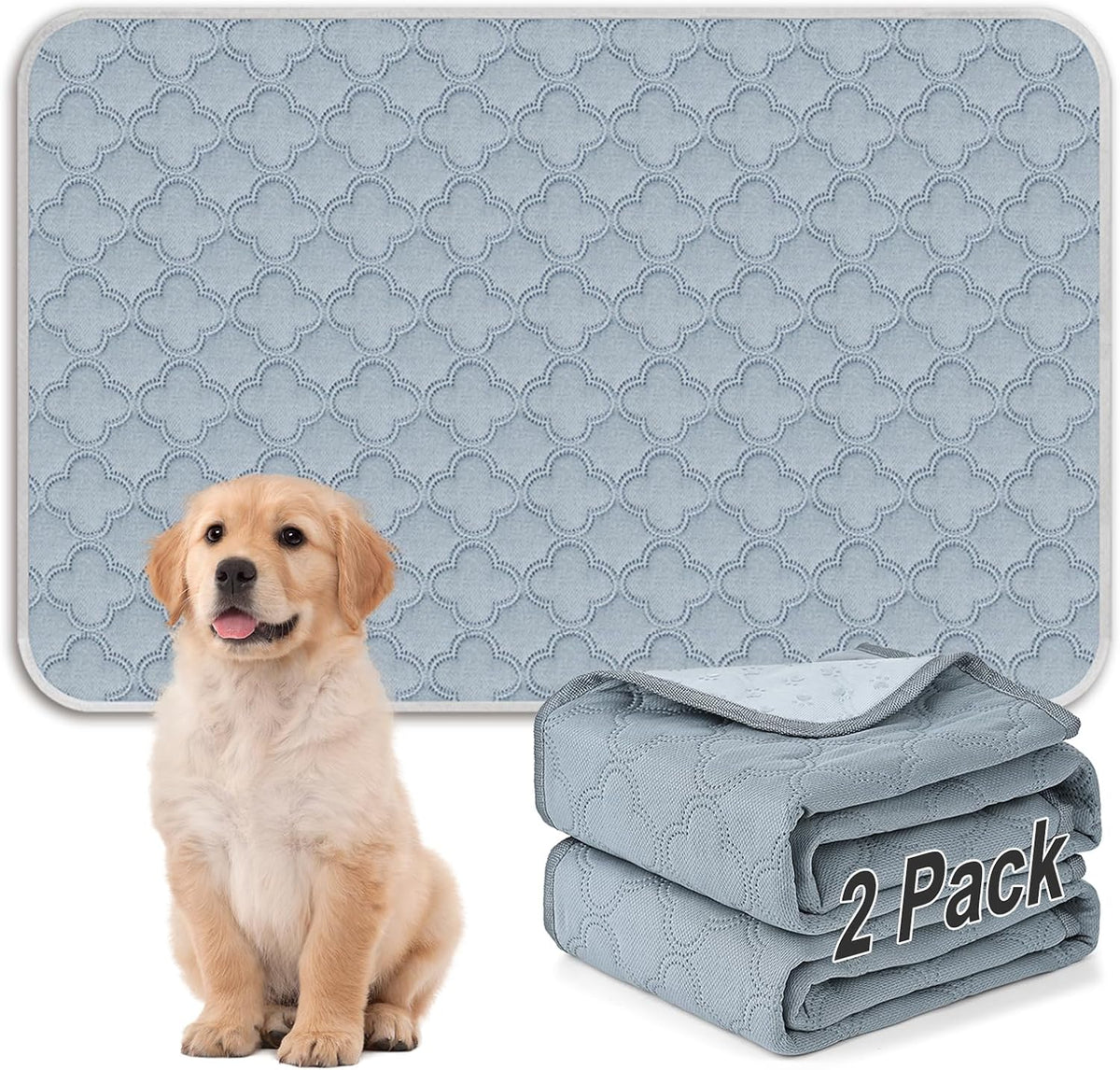 FunFurry Washable Guinea Pig Cage Liner - 4 Pack Reusable Washable Pee PadsWaterproof Guinea Pig Bedding for Small Animal - Rabbit Bunny Hamster Puppy (Dark Grey, 12" X 12" - 4 Pack) - Image 15