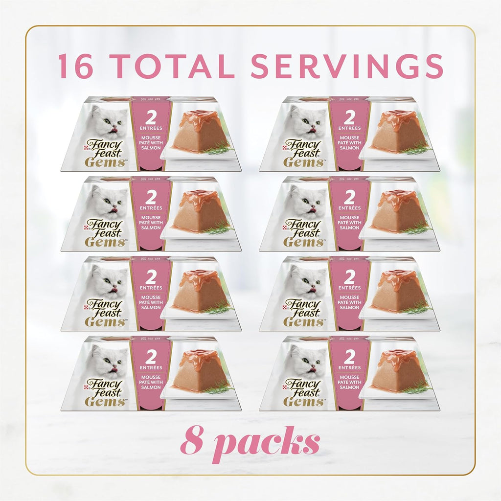 Fancy Feast Gems pyramid shaped cat food mousse