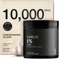 Toniiq Ultra High Strength Garlic Capsules front view showing the premium supplement bottle for cardiovascular wellness.