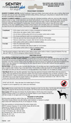 Waterproof flea and tick prevention treatment for large dogs close up view