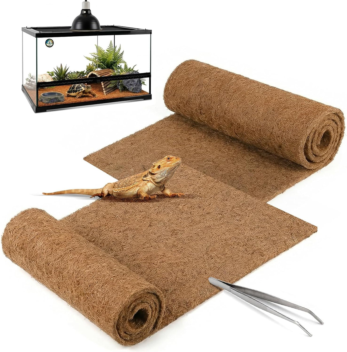 Mclanzoo reptile carpet front view packaging