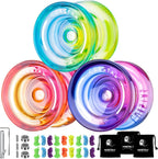 MAGICYOYO K2 Responsive Yoyo for Kids, Professional Yo Yo for Beginner, Dual Purpose Yo-yo Replacement Unresponsive Bearing for Adults/Advanced with 6 Yoyo Strings+Bag+Bearing Remover (Sky Blue) - Image 15