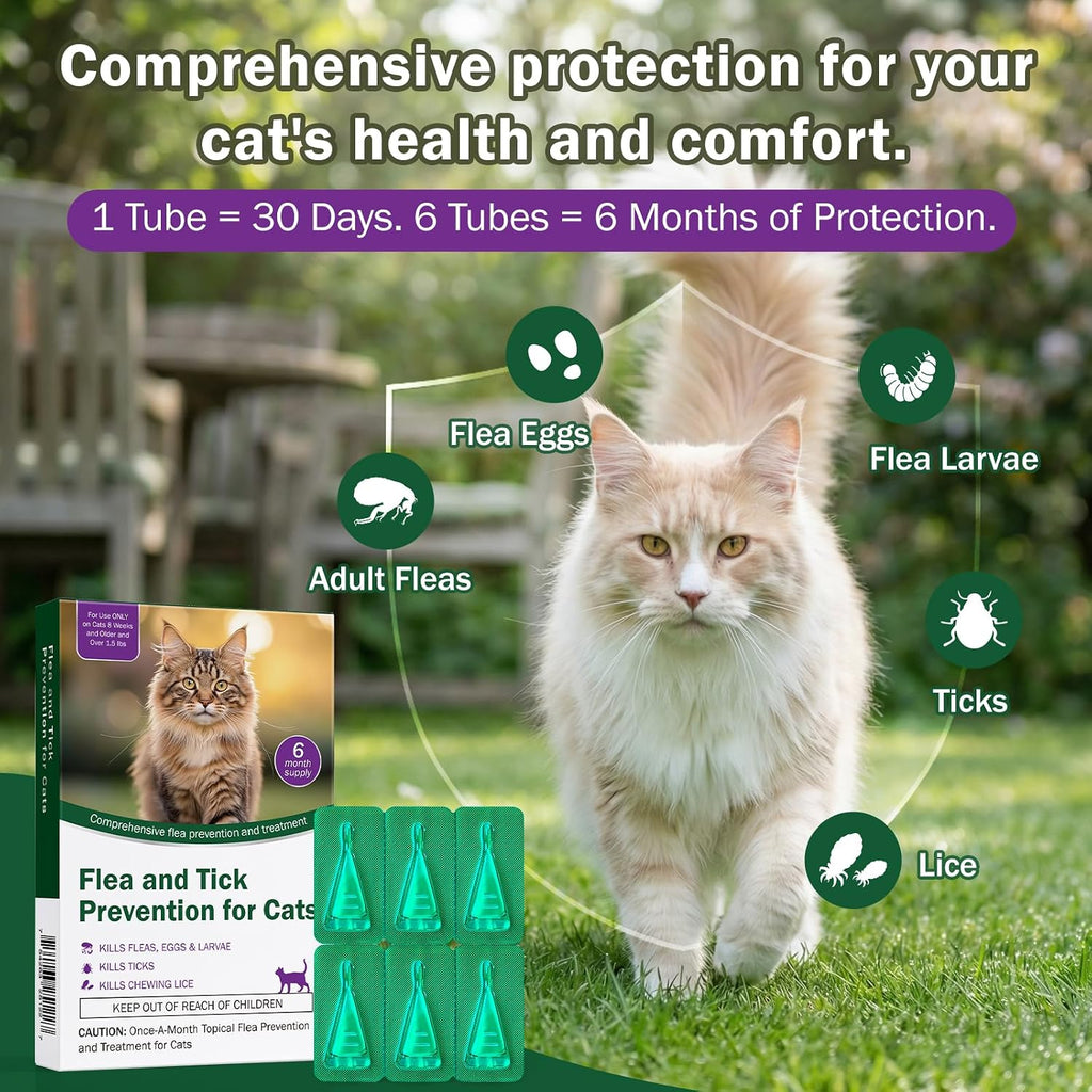 Authentic USA imported cat flea and tick treatment
