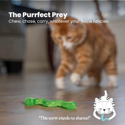 Side profile of Petstages dental chew toy for cats