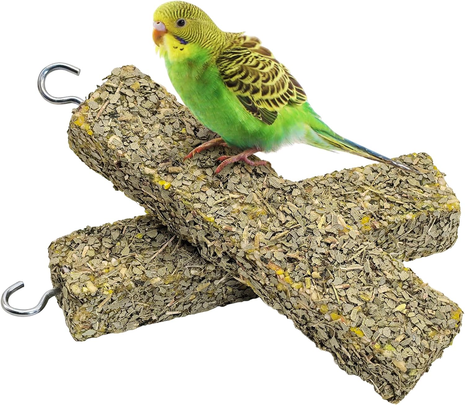 Fhiny Parakeet Treats, 2 PCS Natural Bird Crunch Sticks Grains & Vegetable Budgie Snacks Cockatiel Food Sticks Long-Lasting Chewing Toys for Parakeet Cockatiel Budgie Conure Parrot Lovebird Finch - Image 13