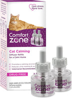 COMFORT ZONE Cat Calming Diffuser Refill, 6 Pack - Cat Calming Pheromone Refills Help Reduce Anxiety, Stress, Scratching, Urine Marking, Aggression, (30-Day Refills, 180-Day Supply) - Image 11