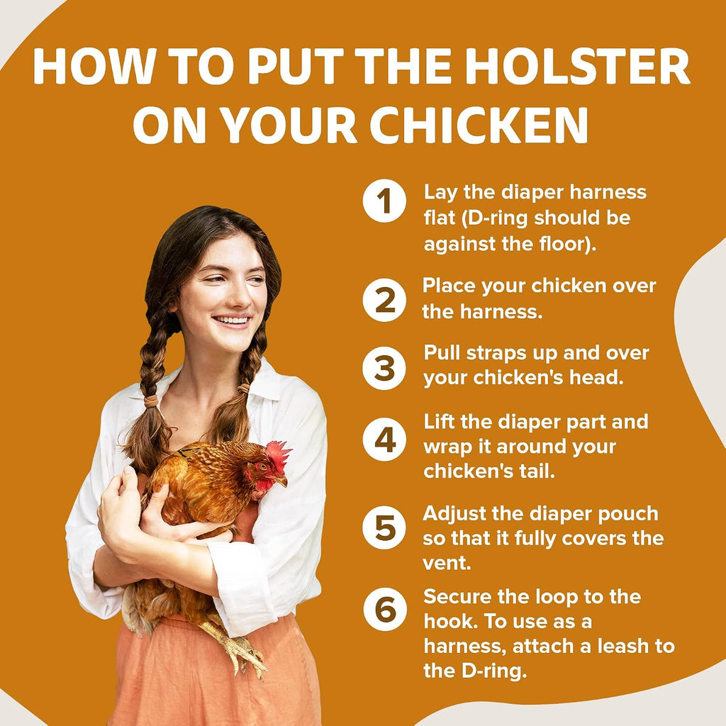 Hen Holster duck and rooster diaper packaged starter kit