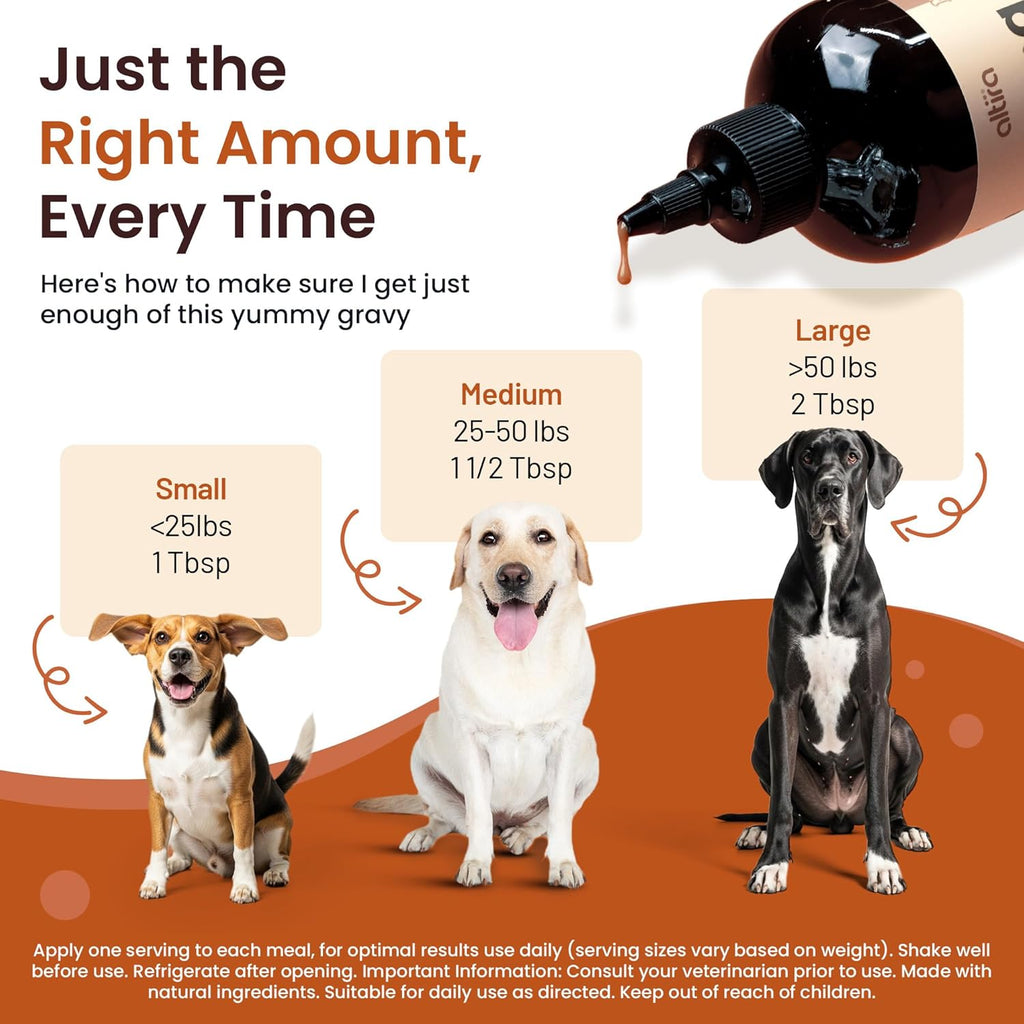 Altira everyday dog wellness gravy product seal and instructions