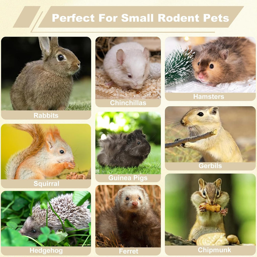 Natural fiber wooden twigs designed to prevent small pets from chewing cages