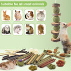 ERKOON pocket pet chew bundle highlighting multi texture rose and marigold infused grass snacks