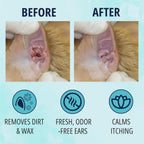 Noveha alcohol free ear wipes for cats