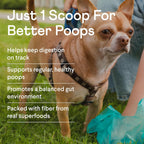 Finn Pumpkin Plus dog supplement powder nutritional information label