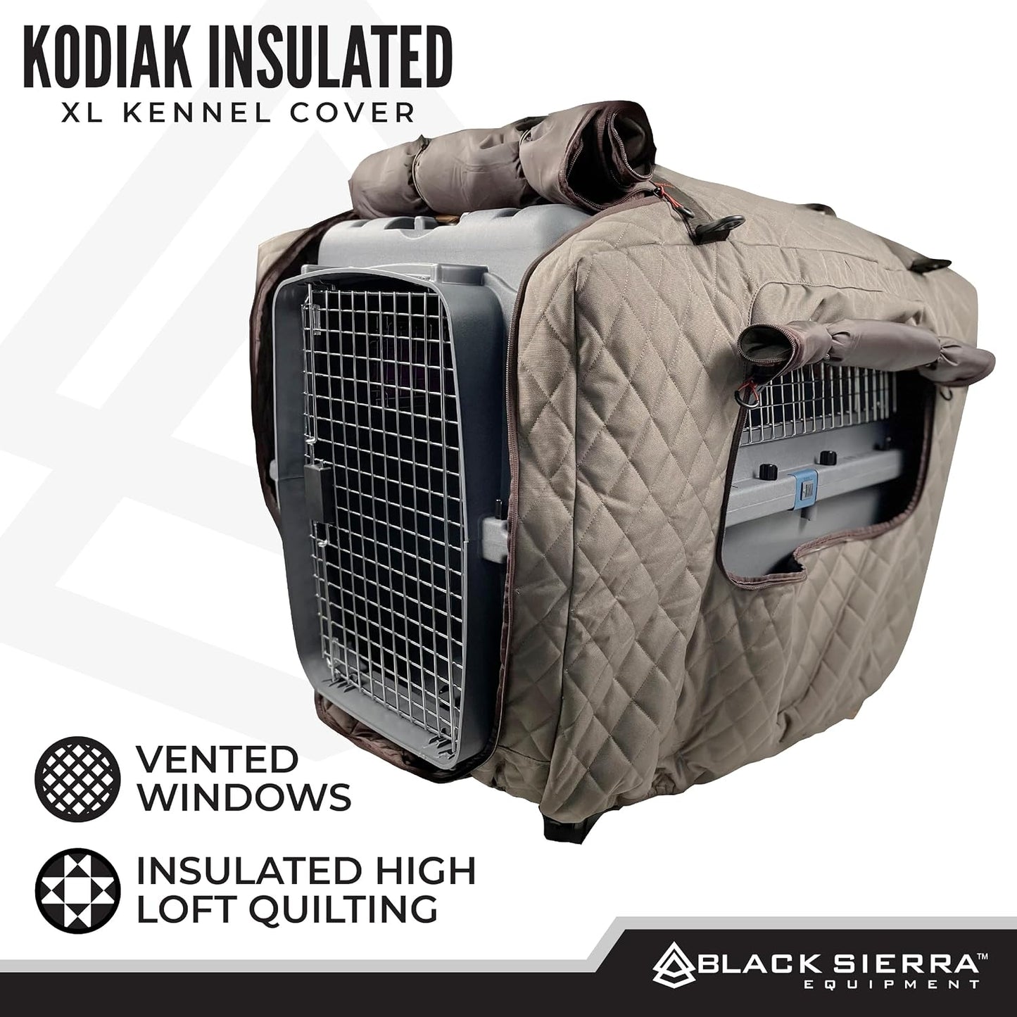 Close-up of the durable six hundred denier polyester fabric and poly insulation stitching