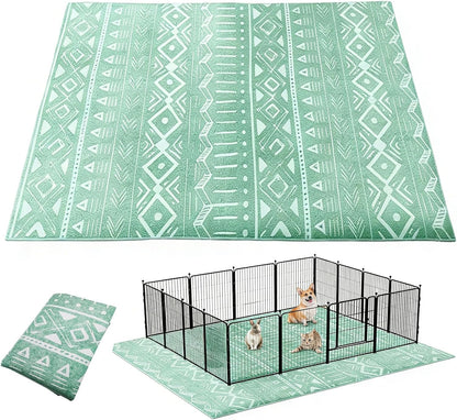 BNOSDM 79" X 55" Large Bunny Cage Liner Washable Reusable Big Rabbit Pads Floor Mat for Rabbits Anti Slip Rug for Bunnies, Pet Carpet for Chinchillas Cats Guinea Pigs Ferrets Dogs - Image 13