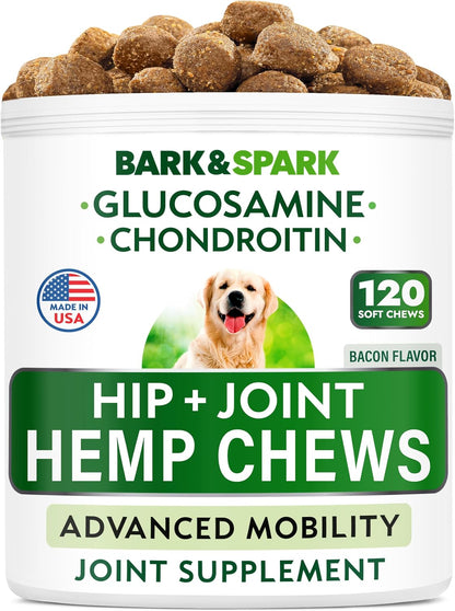 BARK&SPARK Advanced Calming Chews for Dogs - Separation Anxiety Relief for Dogs w/Hemp Oil + Melatonin - Relief During Fireworks, Storms - Aggressive Behavior, Barking, Stress Aid - 90Chews - Image 13