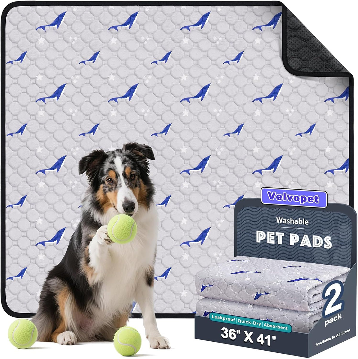 Velvopet pee pads for travel and car protection