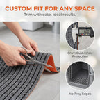 Overhead view of the washable under-crate pad for pet playpens