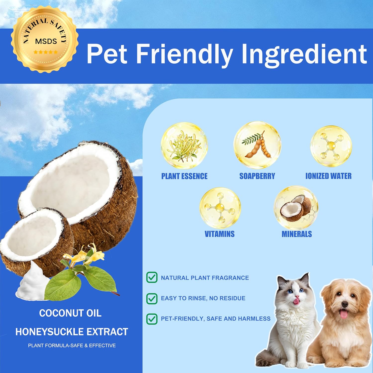 Rinsing clean a ceramic cat bowl after using enzyme mousse