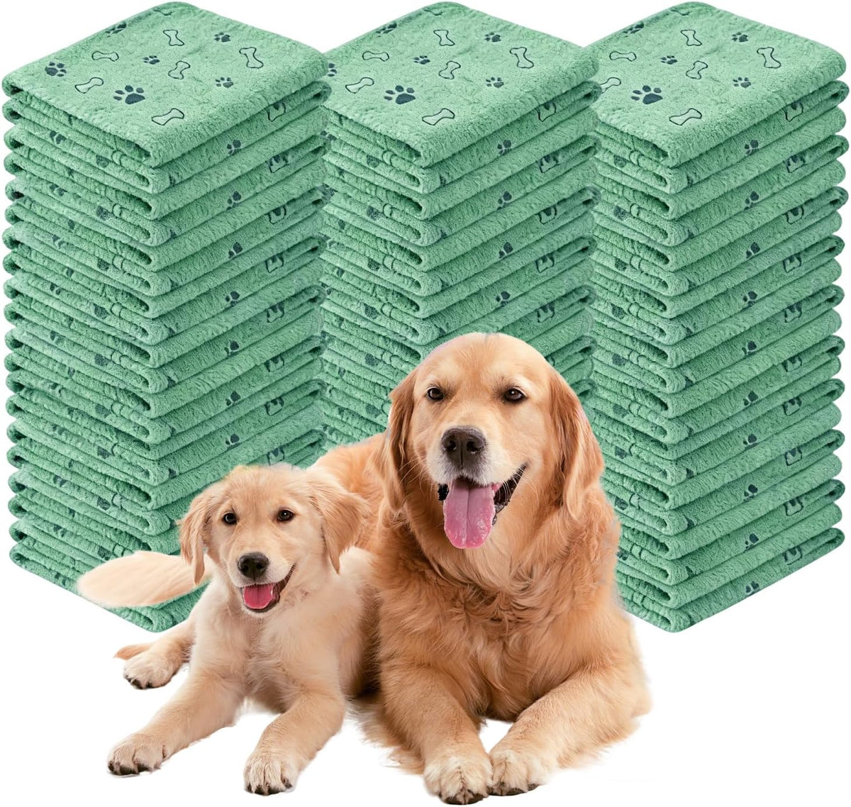 30 Pcs Dog Towels for Drying Dogs Bulk 20 x 40 Inch Quick Drying Pet Bath Towels Colorful Pet Grooming Towel Absorbent Microfiber Towel for Small Medium Large Dog Puppy Cat (Multicolor) - Image 11