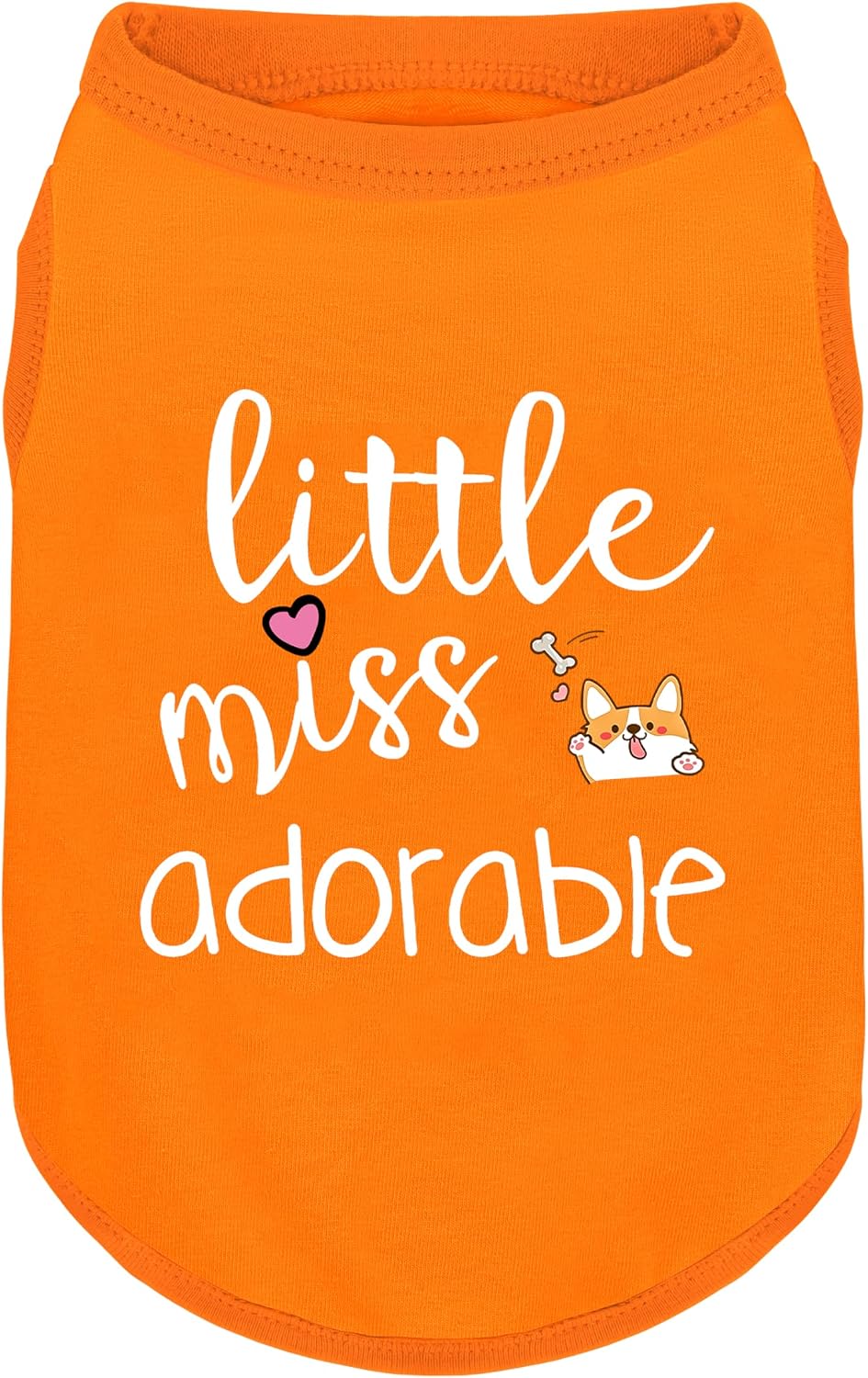 Pink Cotton Dog Shirt with 'Little Miss Princess' Print, Soft & Breathable Pet Apparel for Small to Large Dogs, All-Season Sleeveless Vest, Cute and Comfortable Dog Outfit.Pink Crown XS - Image 14