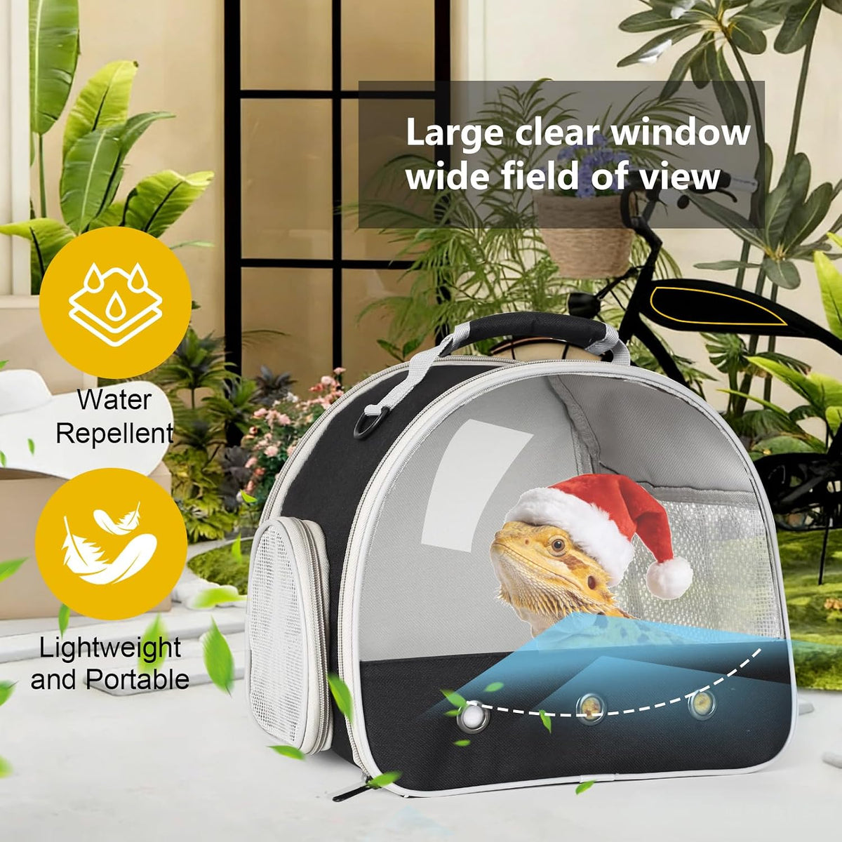 WEVONIGU collapsible small animal carrier folded flat for storage