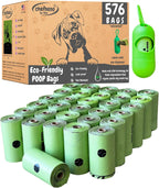 Doggy Poop Bags Biodegradable with Dispenser (1440 Bags) Eco-friendly Dog Waste Pickup Bags Landfill-friendly Refill Rolls Cat Waste Bags (Green, 72 Rolls, Unscented) - Image 13