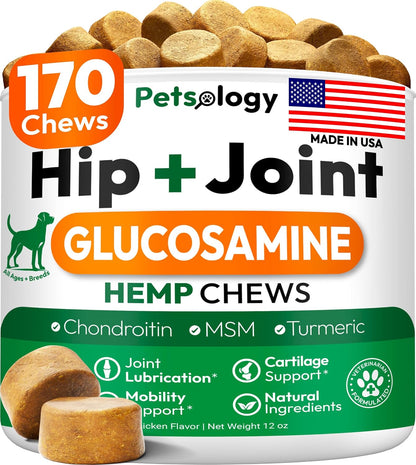 Glucosamine for Dogs - 250 Chews with Chondroitin - Hip and Joint Supplement with MSM - Turmeric - Omega 3 - Joint Pain Relief - Advanced Support for Dog Health - For Large, Medium & Small Breeds - Image 10
