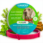 FurLife Flea and Tick Collar for Dogs - Waterproof Green Dog Collar, Pet Supplies for Tick and Flea Prevention for Dogs, Safe for All Breeds - Image 10