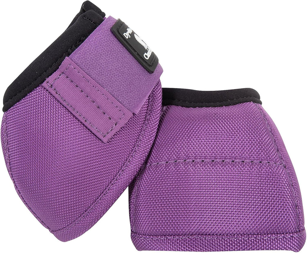 Classic Equine protective horse boots showing water repellent and stain resistant qualities.