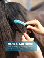 Shinewell horse grooming kit sweat scraper and hoof pick detail