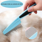 Demonstration of the one click self cleaning release button ejecting trapped pet hair.