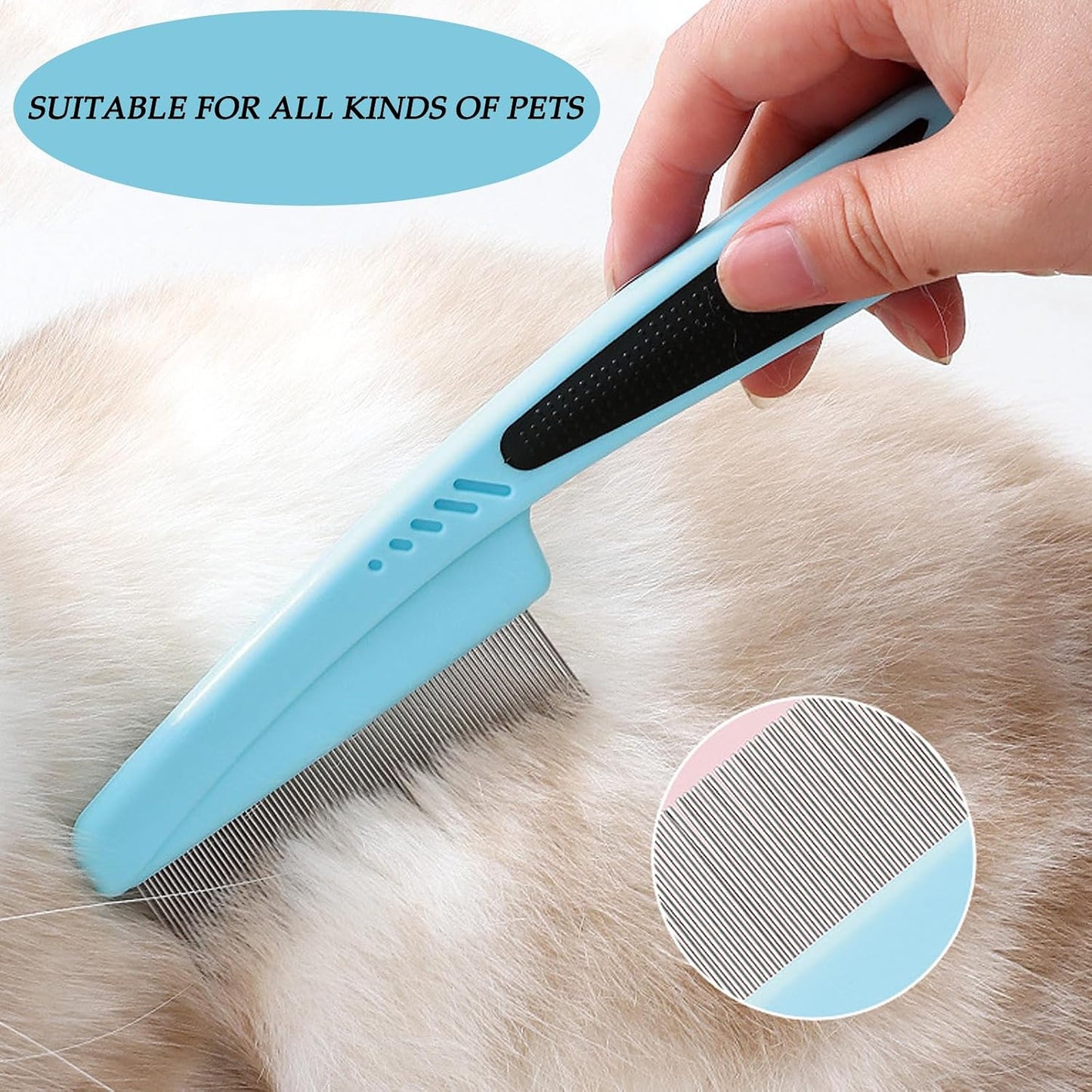 Demonstration of the one click self cleaning release button ejecting trapped pet hair.