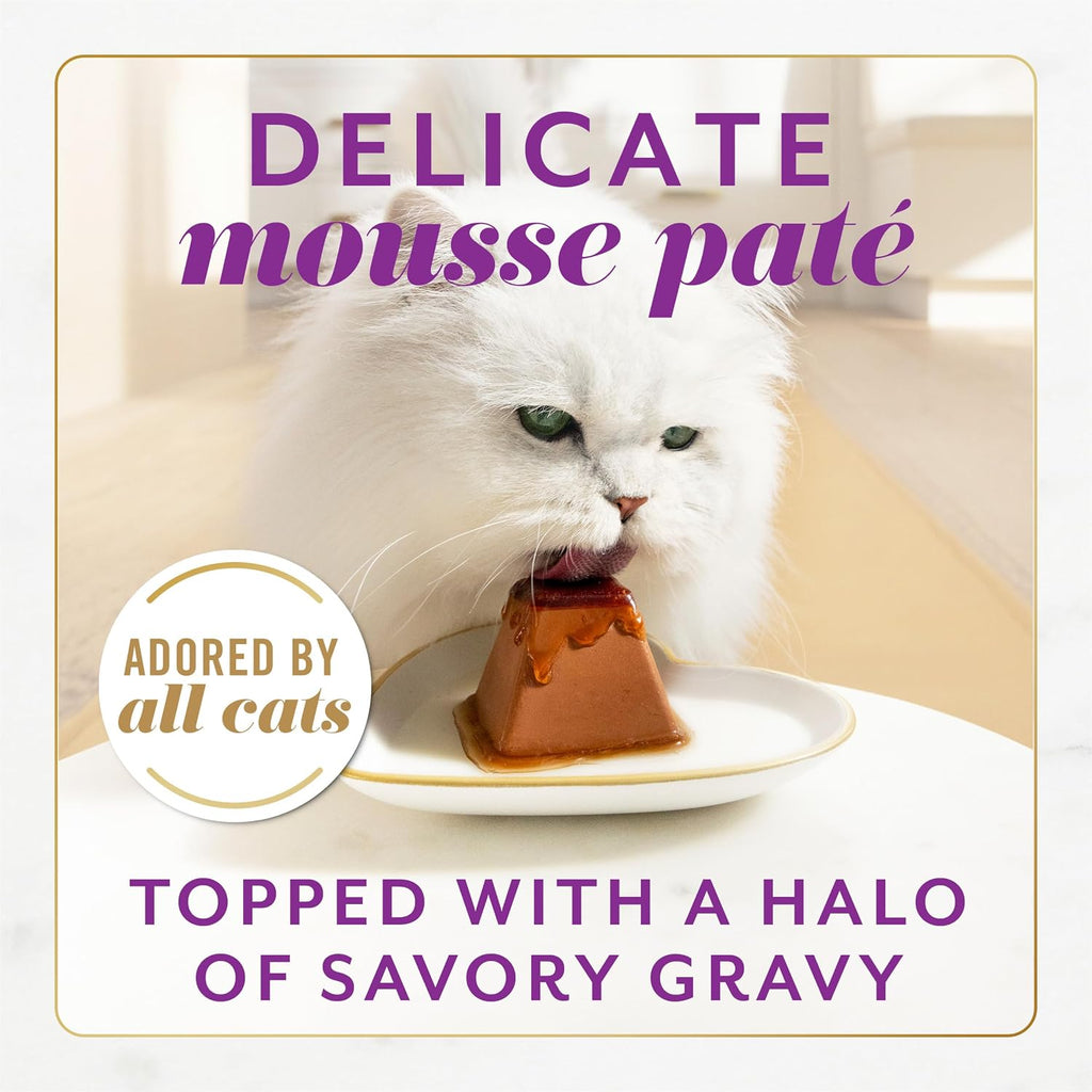 Purina Fancy Feast Gems Pate Mousse Wet Cat Food in Gravy with Turkey - 4 oz. (Pack of 8) - Image 2