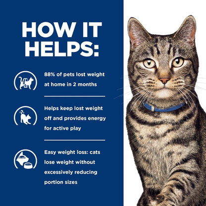 Premium imported chicken flavor weight management cat food kibble texture