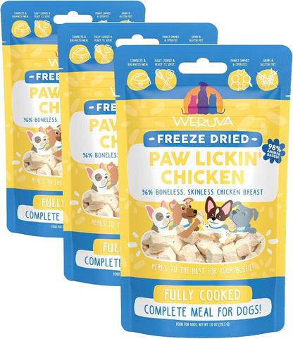 Weruva Dog Freeze Dried, Feeling Farmy with Chicken Breast, Egg & Pumpkin, 5.5oz Bag - Image 15