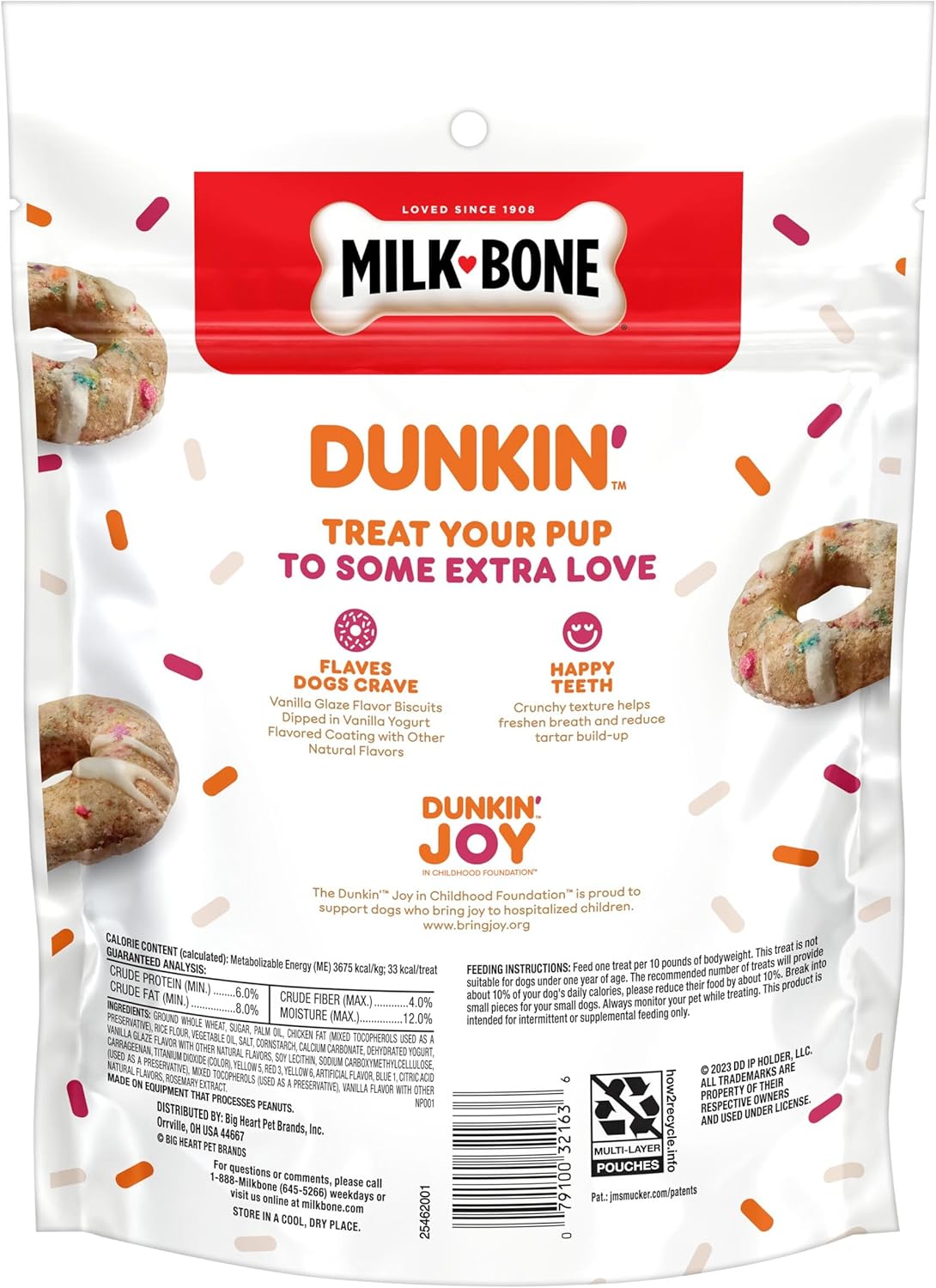 Milk-Bone Dunkin' Vanilla Glaze Flavor Dog Biscuits with Other Natural Flavors, 8 Oz. Bag - Image 9
